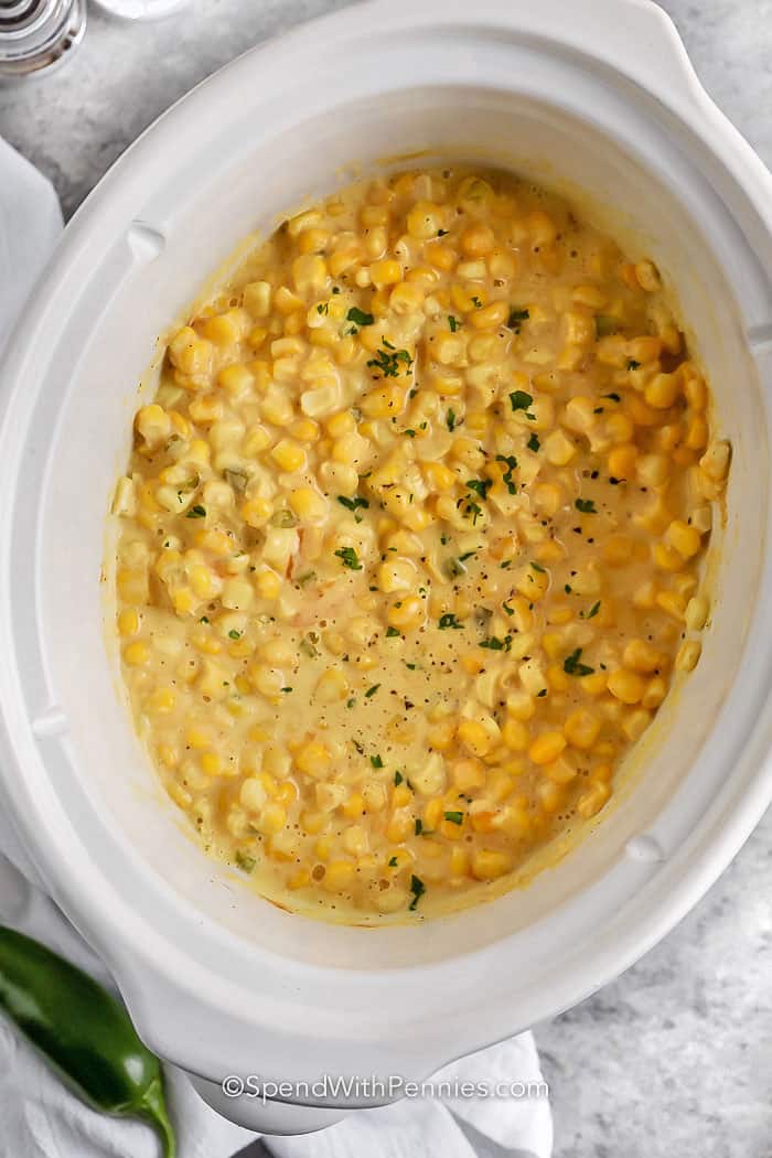 Crock Pot Creamed Corn – Spend With Pennies